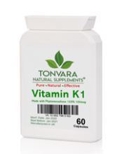Tonvara Vitamin K1 Made With Phytomenadione 133% 100mcg